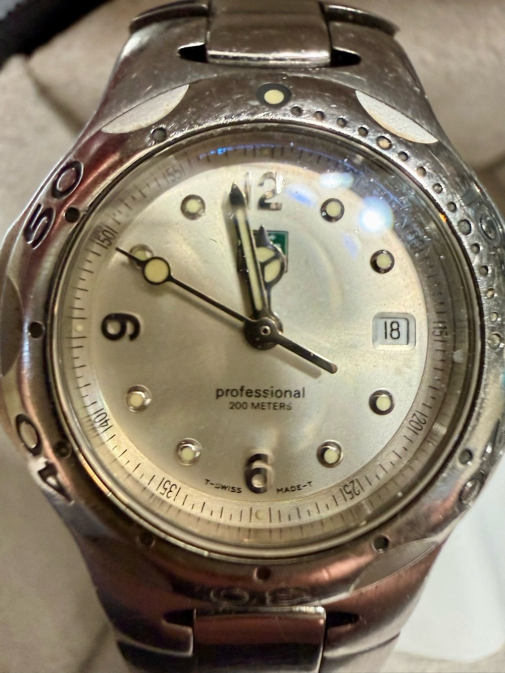 Tag Heuer Silver Dial Professional Stainless Steel Women's Smartwatch
